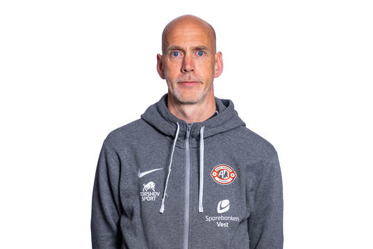 Bjarne Hagen, head coach of Arna-Bjørnar, poses for a