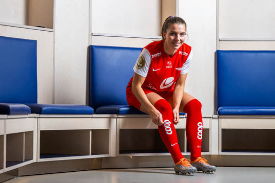 Cecilie Redisch Kvamme of Brann poses for a portrait