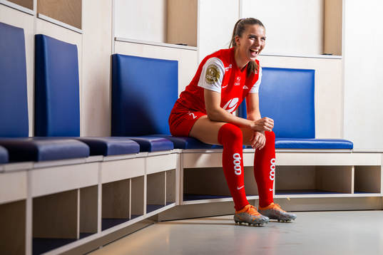 Cecilie Redisch Kvamme of Brann poses for a portrait