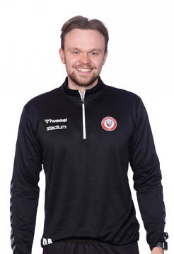Kristianstads Assisterande tränare Daniel Angergård