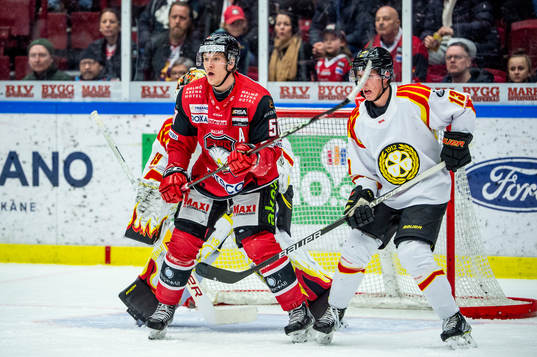 Malmö Redhawks Emil Sylvegård mot Brynäs Samuel