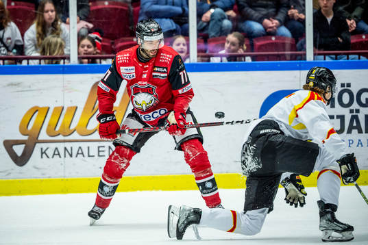 Malmö Redhawks Markus Lauridsen mot Brynäs William
