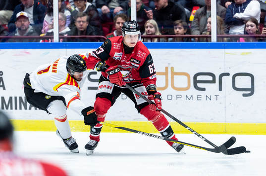Brynäs Niklas Friman och Malmö Redhawks Fredrik Händemark