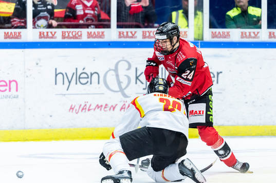 Malmö Redhawks Anton Wahlberg gör 5-2 målet