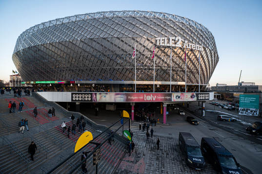 View of the Tele 2 Arena