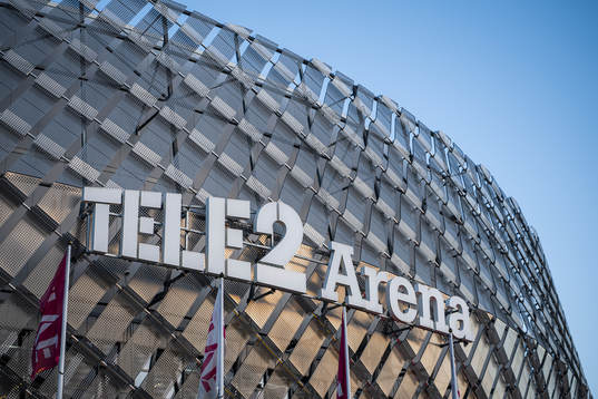 View of the Tele 2 Arena