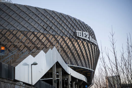 View of the Tele 2 Arena
