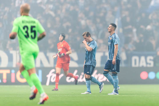 Haris Radetinac of Djurgården looks dejected