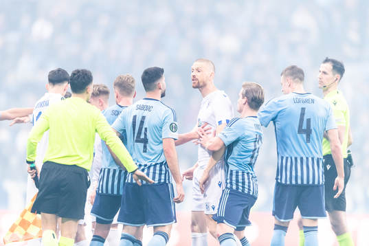 Besard Sabovic of Djurgården and a player of Lech Poznan