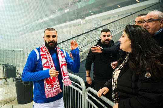 Mikael Ishak of Lech Poznan