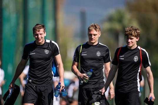 Philip Andersson, målvakt Svante Hildeman och Jacob