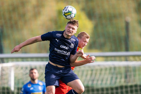 Kristiandsunds Benjamin Stokke och Landskronas Johan Rapp