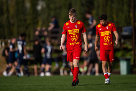 Landskronas Jesper Strid och Camil Jebara deppar