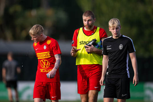 Landskronas Melker Widell, Erik Hedenquist och Emil Lindman
