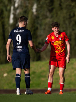 Kristiansunds Benjamin Stokke och Landskronas Max Nilsson