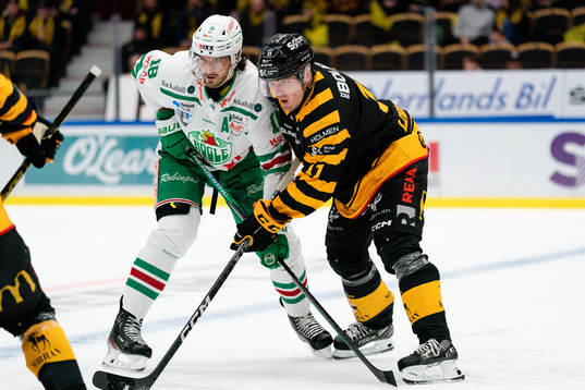 Rögles Dennis Everberg och Skellefteå AIKs Max Lindholm