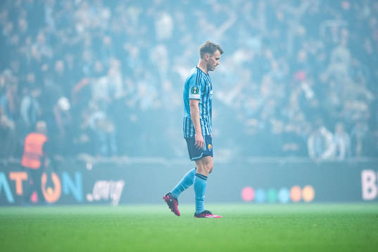 Rasmus Schuller of Djurgården looks dejected