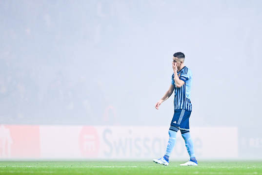Haris Radetinac of Djurgården looks dejected