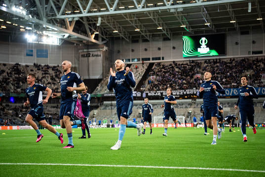 Marcus Danielson and Magnus Eriksson of Djurgården