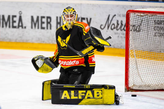 Västerås målvakt Ian Blomquist