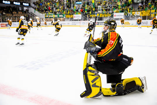 Västerås målvakt Johan Gustafsson