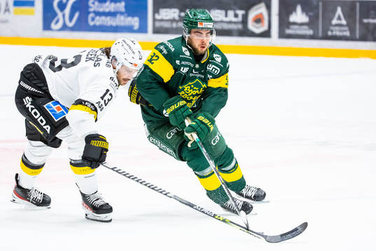 Västerås Trevor Cheek och Björklövens Jacob Olofsson