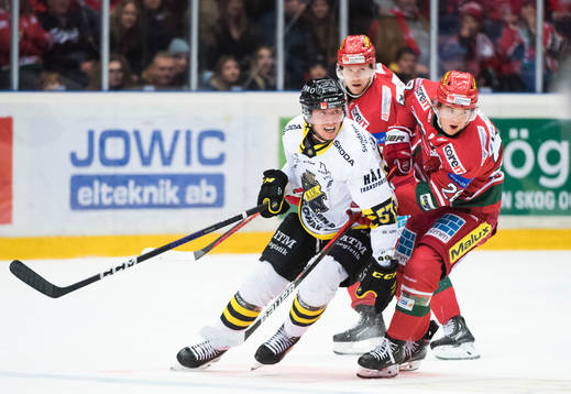 AIKs Alfred Barklund och Modos Theo Jacobsson