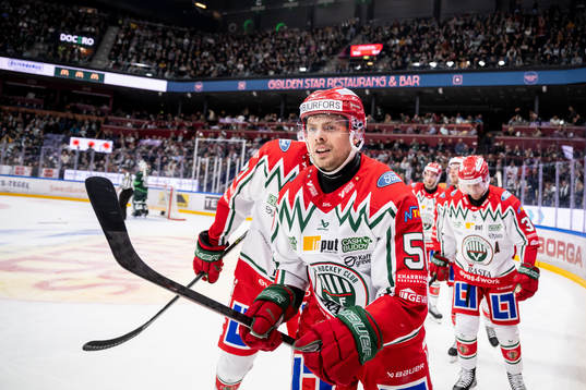 Frölundas Mats Rosseli Olsen jublar
