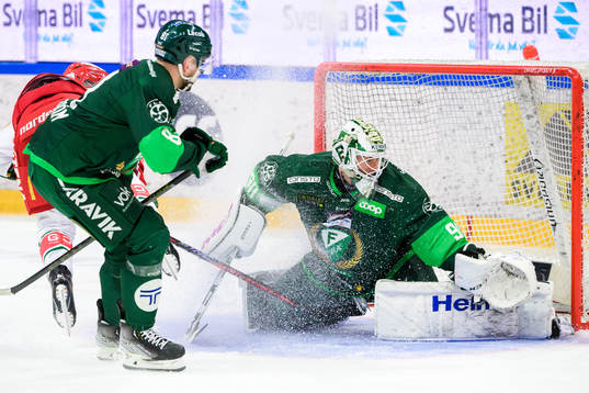 Färjestads målvakt Matthew Tomkins