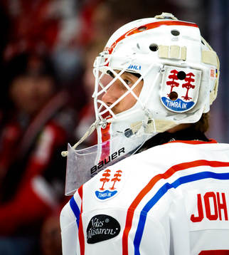 Timrås målvakt Jacob Johansson