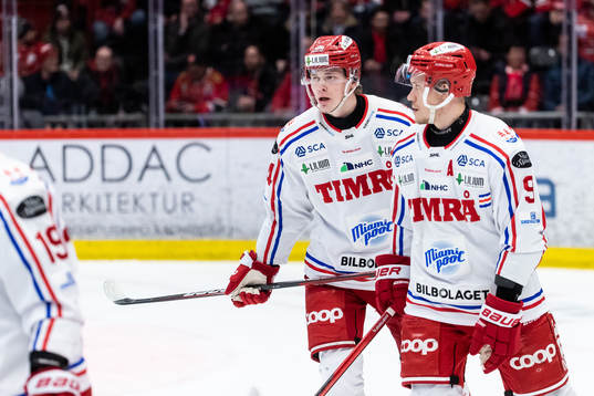 Timrås Erik Walli Walterholm och Didrik Strömberg deppar