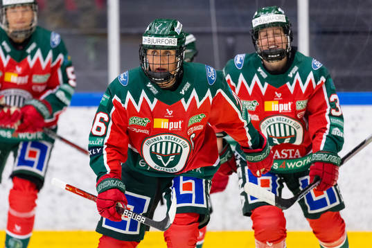 Frölundas Hanna Olsson jublar