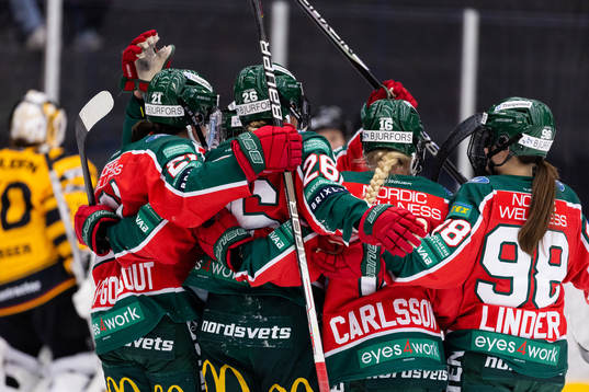 Frölundas Hanna Olsson jublar