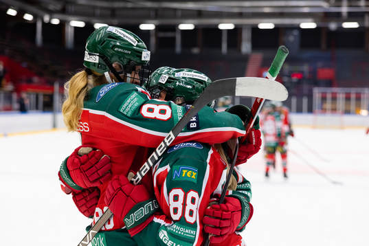Frölundas Karin Svedberg, Tilde Utbult  och Holly Boney
