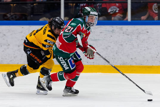 Skellefteås Holly Reuther och Frölundas Sarah-Eve