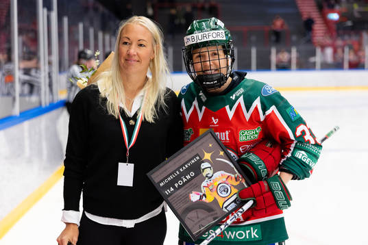 s bästa poängbäst spelare innan ishockeymatchen i kvalet