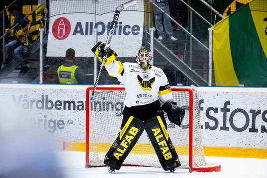 Västerås målvakt Johan Gustafsson