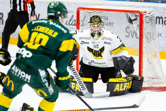 Västerås målvakt Johan Gustafsson