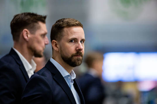 Björklövens tränare Viktor Stråhle