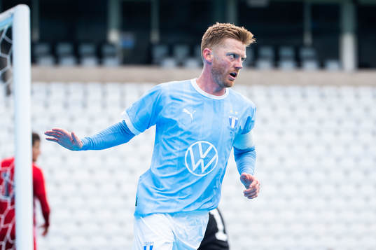 Malmö FFs Anders Christiansen jublar