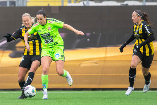 Häckens Anna Sandberg, Kristianstads Evelyne Viens och