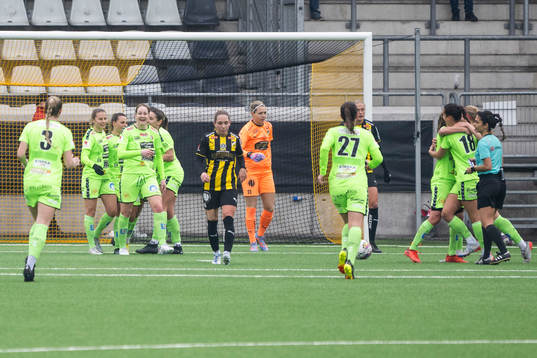 Kristianstads spelare jublar