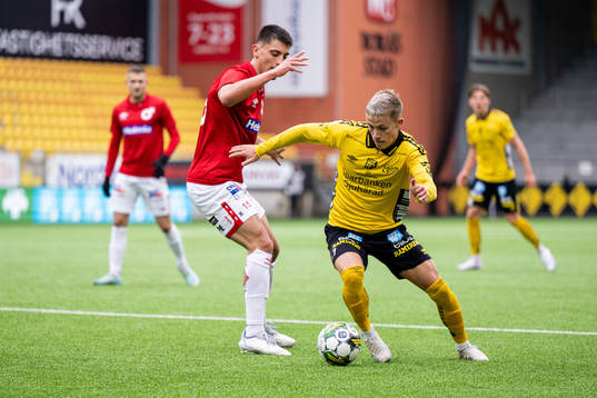 Degerfors Seid Korac och Jacob Ondrejka