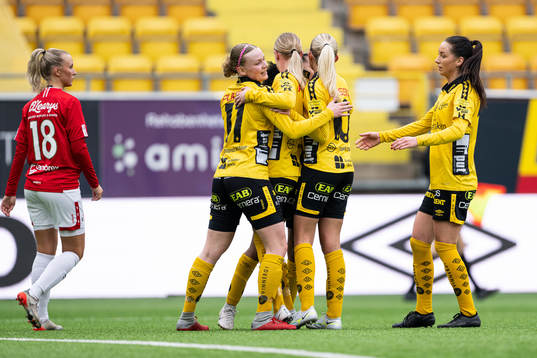 Elfsborgs spelare jublar