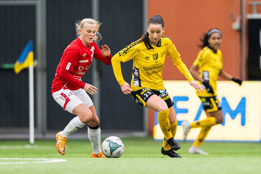 Degerfors Ida Mattsson och Elfsborgs Izabella Bergström