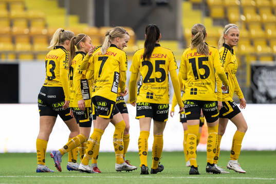 Elfsborgs spelare jublar