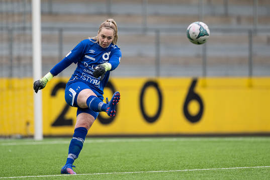 Degerfors målvakt Anna Zander