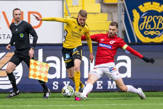 Elfsborgs Alexander Bernhardsson och Degerfors Sebastian