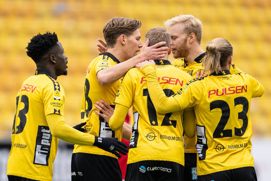 Elfsborgs spelare jublar
