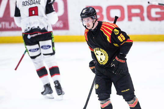 Brynäs Nick Olesen deppar